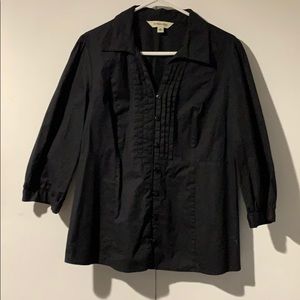 3/4 Sleeve Button Down Shirt